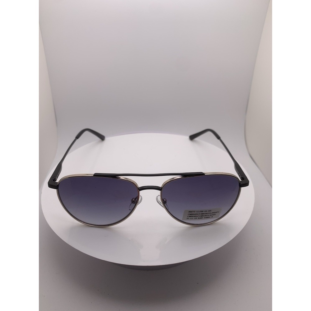 NEW INVU Black Silver Unisex Sunglasses - Sample Piece (15)